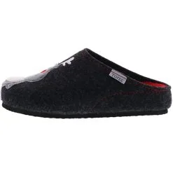 Tofee Damen Hausschuhe Pantoffeln Naturwollfilz Rentier Anthrazit - Anthrazit -Schuhladen 10001643 05
