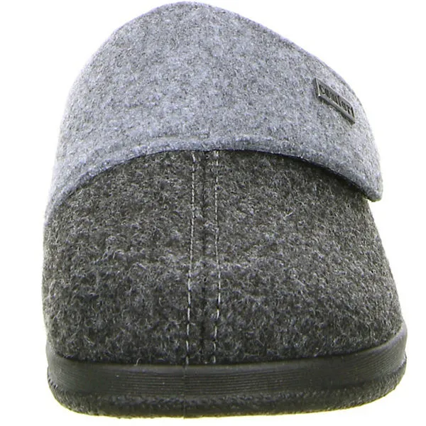 Comfort Herren Hausschuhe Schwarz - Schwarz 4 Comfort Herren Hausschuhe Schwarz - Schwarz – Bild 4