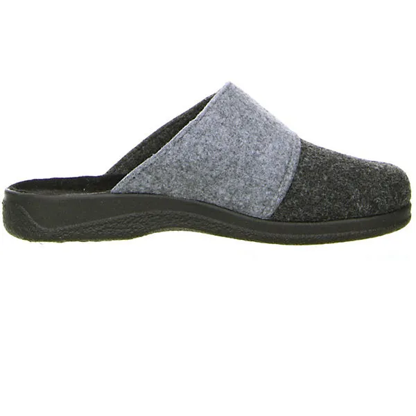 Comfort Herren Hausschuhe Schwarz - Schwarz 6 Comfort Herren Hausschuhe Schwarz - Schwarz – Bild 6