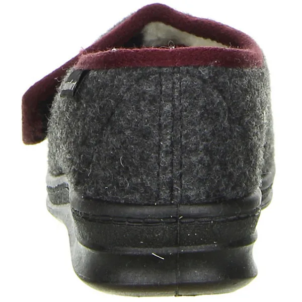 Comfort Damen Hausschuhe Anthrazit - Anthrazit 2 Comfort Damen Hausschuhe Anthrazit - Anthrazit – Bild 2