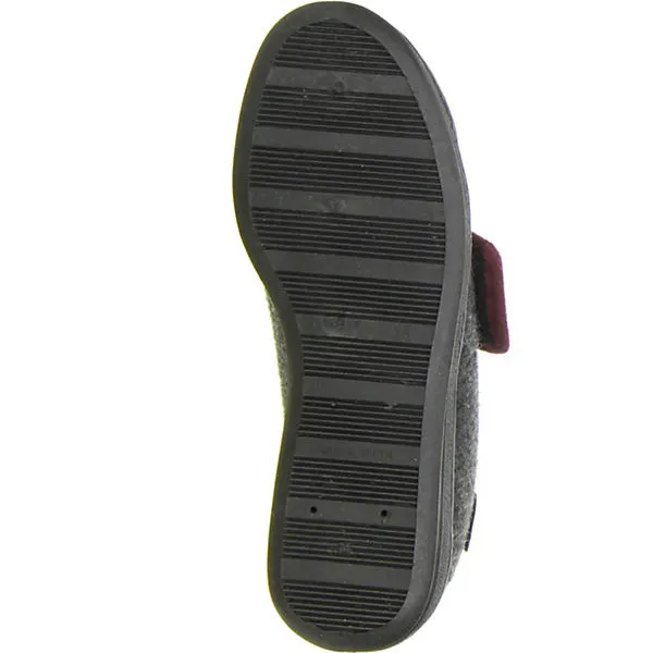 Comfort Damen Hausschuhe Anthrazit - Anthrazit 3 Comfort Damen Hausschuhe Anthrazit - Anthrazit – Bild 3