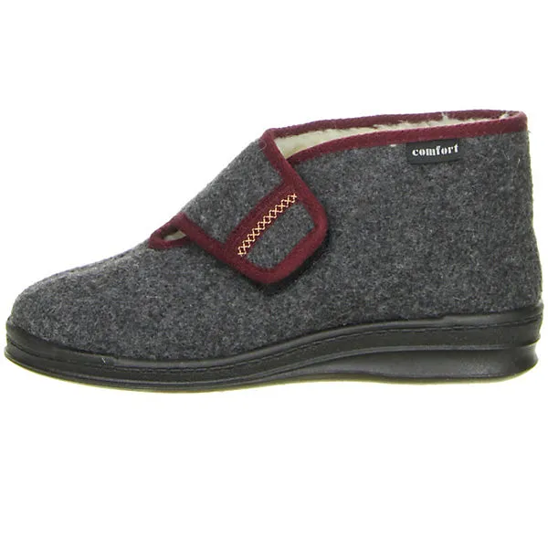 Comfort Damen Hausschuhe Anthrazit - Anthrazit 5 Comfort Damen Hausschuhe Anthrazit - Anthrazit – Bild 5