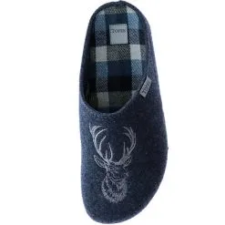 Tofee Herren Hausschuhe (Hirschkopf) Blau - Blau 13 Tofee Herren Hausschuhe (Hirschkopf) Blau - Blau -Schuhladen 10238185 07