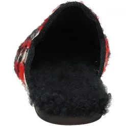 Living Kitzbühel Hausschuhe Pantoffeln - Schwarz/rot -Schuhladen 10712210 05