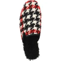 Living Kitzbühel Hausschuhe Pantoffeln - Schwarz/rot -Schuhladen 10712210 06