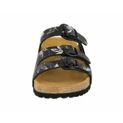 LICO Pantolette Bioline Leave Hausschuhe - Schwarz -Schuhladen 13255615 03