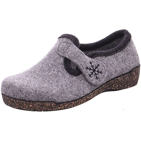 Fischer-Markenschuh Hausschuhe - Grau 1 Fischer-Markenschuh Hausschuhe - Grau