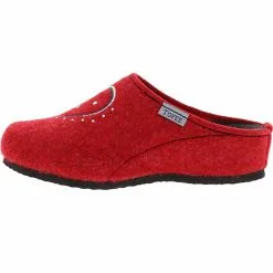 Tofee Damen Hausschuhe Pantoffeln Naturwollfilz (Herz) Rot - Rot -Schuhladen 13438628 05