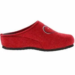 Tofee Damen Hausschuhe Pantoffeln Naturwollfilz (Herz) Rot - Rot -Schuhladen 13438628 06