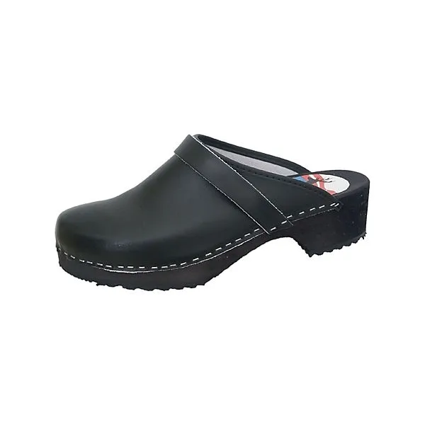 SALIHA® Freizeitschuhe Clogs (Ferse Offen) Schwarz - Schwarz 1 SALIHA® Freizeitschuhe Clogs (Ferse Offen) Schwarz - Schwarz