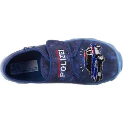 Beck Hausschuhe POLIZEI Für Jungen - Dunkelblau -Schuhladen 13769625 05