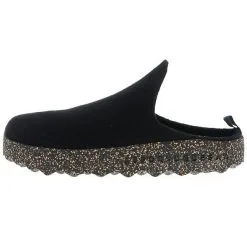 Asportuguesas COME P018061000 Herren Hausschuhe Slipper Clogs Naturwollfilz Schwarz - Schwarz -Schuhladen 18592216 05