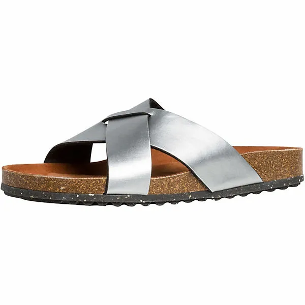 Tamaris GreenStep Pantolette Hausschuhe - Metallicschwarz 1 Tamaris GreenStep Pantolette Hausschuhe - Metallicschwarz