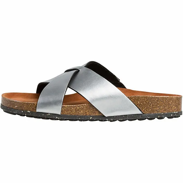 Tamaris GreenStep Pantolette Hausschuhe - Metallicschwarz 2 Tamaris GreenStep Pantolette Hausschuhe - Metallicschwarz – Bild 2