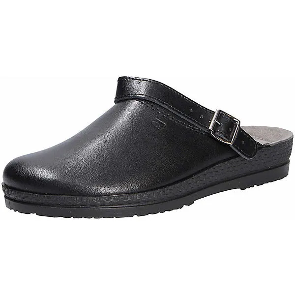 Rohde Herren Hausschuhe/Clogs Geschlossene Hausschuhe - Schwarz 1 Rohde Herren Hausschuhe/Clogs Geschlossene Hausschuhe - Schwarz