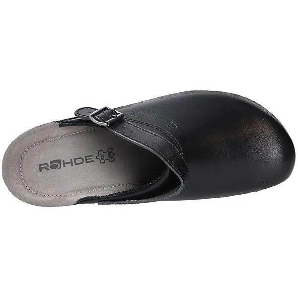 Rohde Herren Hausschuhe/Clogs Geschlossene Hausschuhe - Schwarz 8 Rohde Herren Hausschuhe/Clogs Geschlossene Hausschuhe - Schwarz – Bild 8