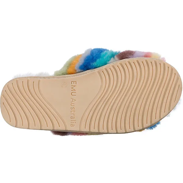 EMU Australia Mayberry Rainbow Lammfell-Hausschuhe - Mehrfarbig 6 EMU Australia Mayberry Rainbow Lammfell-Hausschuhe - Mehrfarbig – Bild 6
