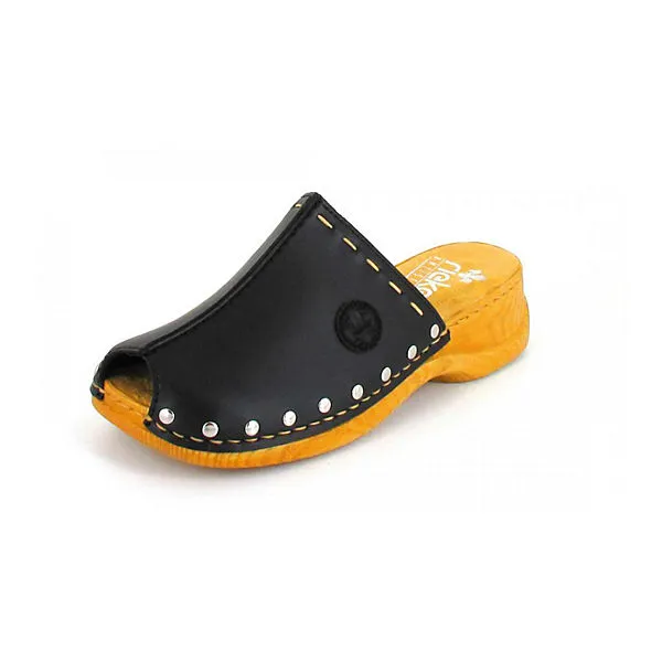 Rieker Clogs Hausschuhe - Schwarz 1 Rieker Clogs Hausschuhe - Schwarz