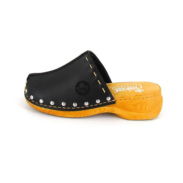 Rieker Clogs Hausschuhe - Schwarz 4 Rieker Clogs Hausschuhe - Schwarz – Bild 4