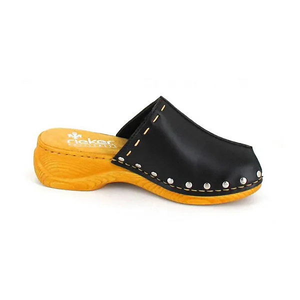 Rieker Clogs Hausschuhe - Schwarz 5 Rieker Clogs Hausschuhe - Schwarz – Bild 5