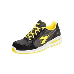 Diadora Sicherheitsschuhe Run Net Air Box Schw. - Schwarz/gelb