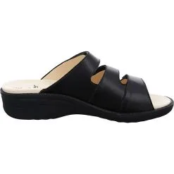 Ganter Hera Pantoletten Hausschuhe - Schwarz 5 Ganter Hera Pantoletten Hausschuhe - Schwarz -Schuhladen 21771606 03