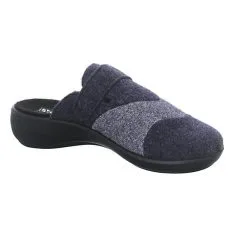 Westland Damen Hausschuhe Slipper Korsika 308 Hausschuh Gemütlich Puschen Textil Uni Hausschuhe - Blau -Schuhladen 22346584 06