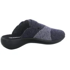 Westland Damen Hausschuhe Slipper Korsika 308 Hausschuh Gemütlich Puschen Textil Uni Hausschuhe - Blau -Schuhladen 22346584 07