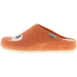 Tofee Damen Hausschuhe Pantoffeln Naturwollfilz (Alpaka) Orange - Orange -Schuhladen 22775861 05