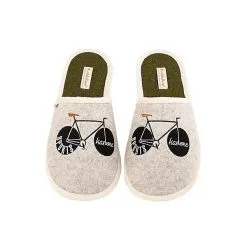 Adelheid Sportskanone Filzpantoffeln - Beige