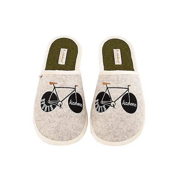 Adelheid Sportskanone Filzpantoffeln - Beige 1 Adelheid Sportskanone Filzpantoffeln - Beige