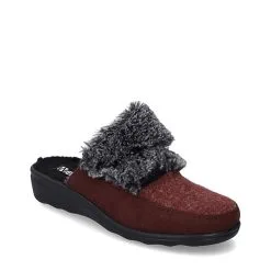 Westland Nice 107 | Hausschuh Für Damen | Rot Nice 107, Bordo-kombi Pantoffeln - Bordeaux -Schuhladen 24533446 08