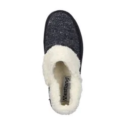 Westland Nice 107 | Hausschuh Für Damen | Blau Nice 107, Blau-multi Pantoffeln - Blau-kombi -Schuhladen 24533477 06