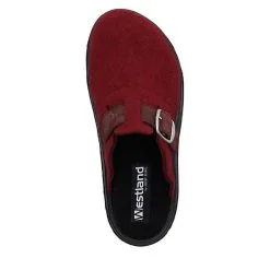 Westland Roubaix 04 | Hausschuh Für Damen | Rot Roubaix 04, Bordo-kombi Pantoffeln - Bordeaux -Schuhladen 24533804 13