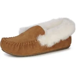 Schuhladen 27 EMU Australia Tomaree Lammfell-Hausschuhe - Braun