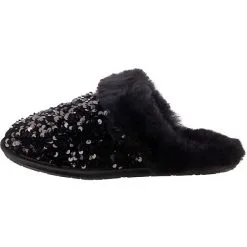 Ugg W Scuffette Ii Chunky Sequin Lammfell-Hausschuhe - Schwarz 9 Ugg W Scuffette Ii Chunky Sequin Lammfell-Hausschuhe - Schwarz -Schuhladen 26293300 03
