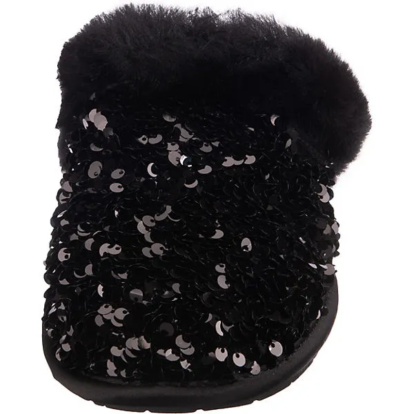 Ugg W Scuffette Ii Chunky Sequin Lammfell-Hausschuhe - Schwarz 4 Ugg W Scuffette Ii Chunky Sequin Lammfell-Hausschuhe - Schwarz – Bild 4