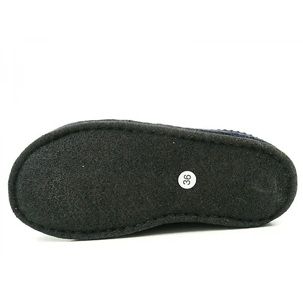 Haflinger Hausschuhe - Blau 3 Haflinger Hausschuhe - Blau – Bild 3