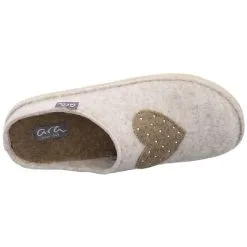 Ara Damen Hausschuhe Slipper Cosy-W Hausschuh Gemütlich Puschen Textil Uni Hausschuhe - Weiß -Schuhladen 27005037 08