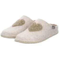 Ara Damen Hausschuhe Slipper Cosy-W Hausschuh Gemütlich Puschen Textil Uni Hausschuhe - Weiß -Schuhladen 27005037 10