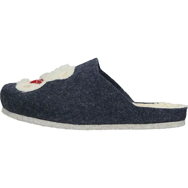 Cosmos Comfort Hausschuhe Pantoffeln - Dunkelblau 2 Cosmos Comfort Hausschuhe Pantoffeln - Dunkelblau – Bild 2