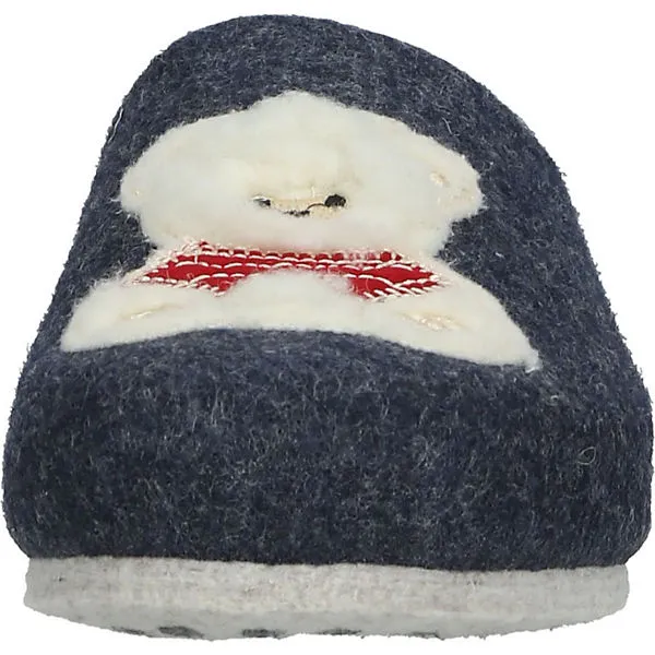 Cosmos Comfort Hausschuhe Pantoffeln - Dunkelblau 3 Cosmos Comfort Hausschuhe Pantoffeln - Dunkelblau – Bild 3
