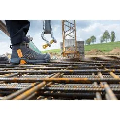 HAIX® Haix Sicherheitsschuhe Haix CONNEXIS Safety+ GTX Mid Grau/orange - Orange -Schuhladen 27268341 04