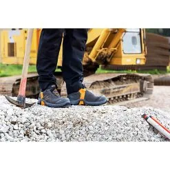 HAIX® Haix Sicherheitsschuhe Haix CONNEXIS Safety+ GTX Low Grau/orange - Orange -Schuhladen 27268355 03