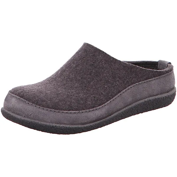 Haflinger Hausschuhe - Grau 1 Haflinger Hausschuhe - Grau