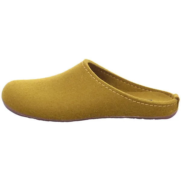 Haflinger Hausschuhe - Gelb 2 Haflinger Hausschuhe - Gelb – Bild 2