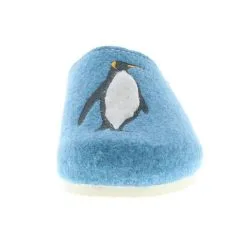 Tofee Damen Hausschuhe Pantoffeln Pantoletten Slipper Naturwollfilz (Pinguin) Blau - Blau 10 Tofee Damen Hausschuhe Pantoffeln Pantoletten Slipper Naturwollfilz (Pinguin) Blau - Blau -Schuhladen 27713985 04