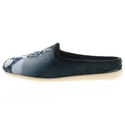 Cosero Damen Hausschuhe Pantoletten Pantoffeln Katze Schwarz/mehrfarbig - Schwarz -Schuhladen 28478908 05