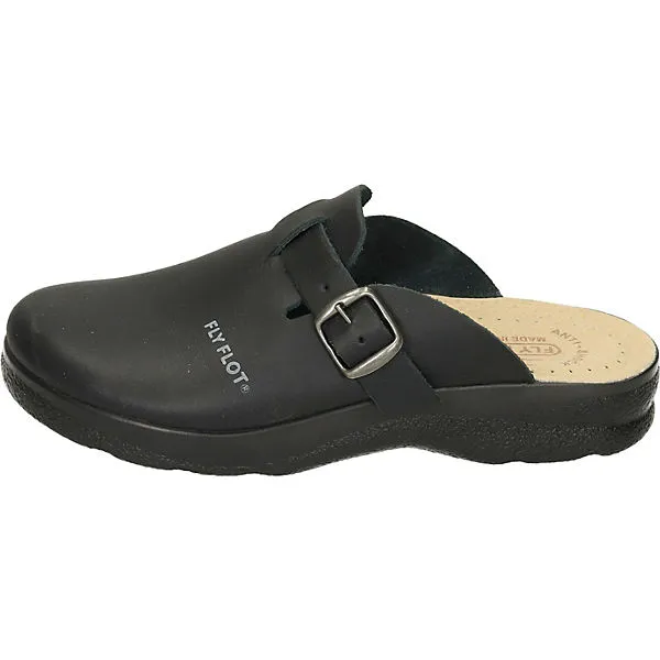 Fly Flot Pantoletten Pantoffeln - Schwarz 2 Fly Flot Pantoletten Pantoffeln - Schwarz – Bild 2