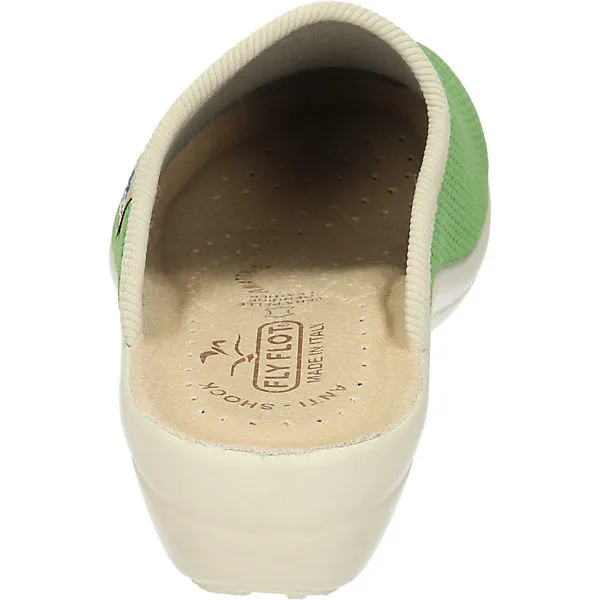 Fly Flot Pantoletten Pantoffeln - Grün 5 Fly Flot Pantoletten Pantoffeln - Grün – Bild 5